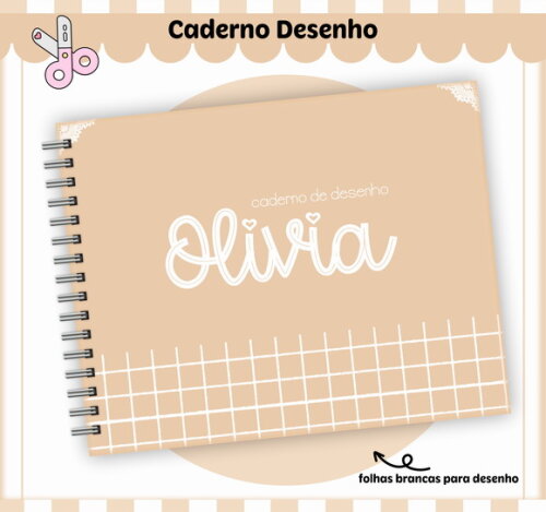 Kit Volta às Aulas Completo Personalizado - Bege