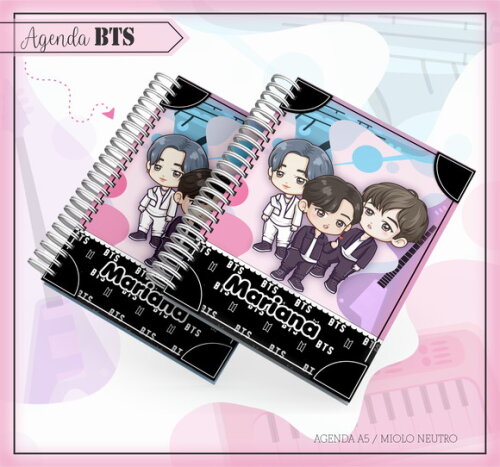 Kit Volta às Aulas Completo PERSONALIZADO - BTS
