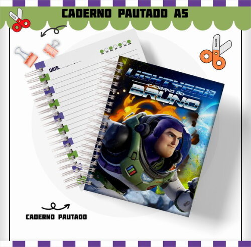 Kit Volta às Aulas Completo Personalizado - Buzz Ligth Year