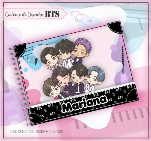 Kit Volta às Aulas Completo PERSONALIZADO - BTS