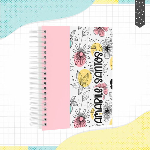 Kit Volta às Aulas Completo PERSONALIZADO - Floral 01