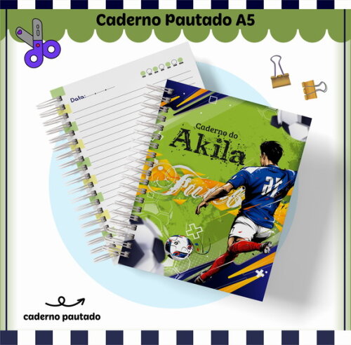 Kit Volta às Aulas Completo Personalizado - Futebol