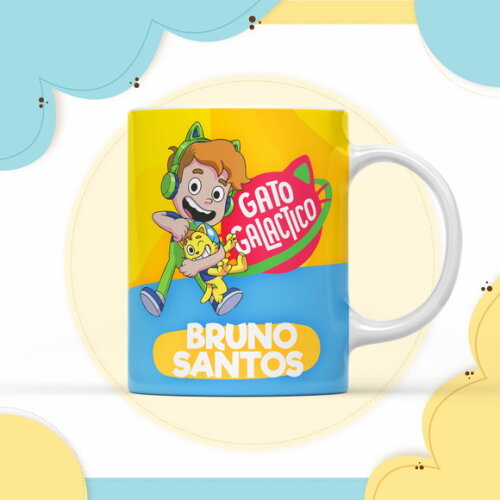 Kit Volta às Aulas Completo PERSONALIZADO - Gato Galático
