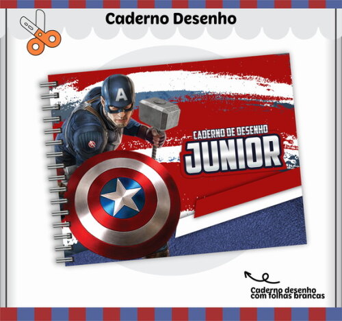 Kit Volta às Aulas Completo Personalizado - Homem de Ferro