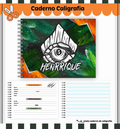 Kit Volta às Aulas Completo Personalizado - Jurassic