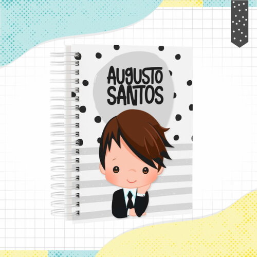 Kit Volta às Aulas Completo PERSONALIZADO - Menino Moreno