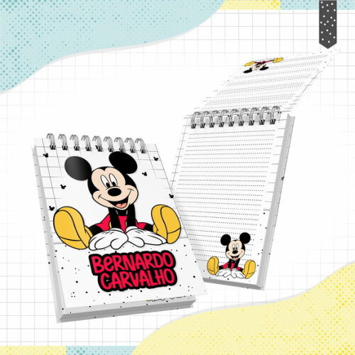 Kit Volta às Aulas Completo PERSONALIZADO - Mickey Mouse