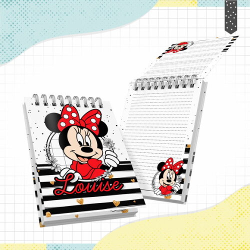 Kit Volta às Aulas Completo PERSONALIZADO - Minnie Vermelha