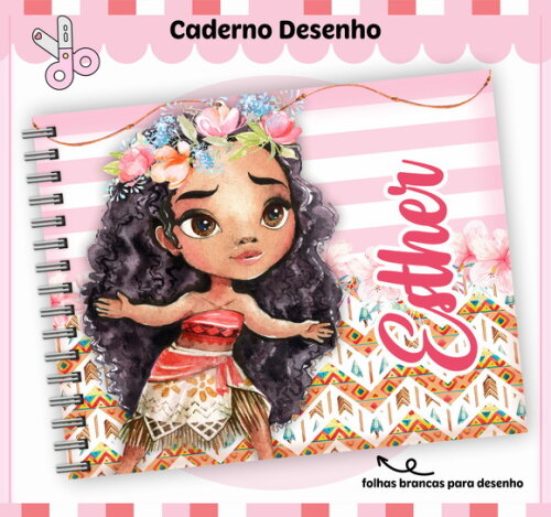 Kit Volta às Aulas Completo Personalizado - Moana