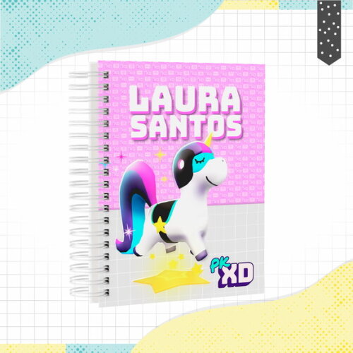 Kit Volta às Aulas Completo PERSONALIZADO - PK XD Menina 01