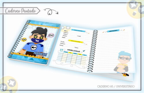 Kit Volta às Aulas Completo PERSONALIZADO - PK XD Menino