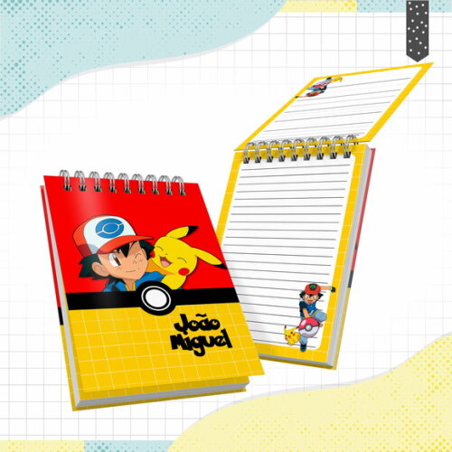 Kit Volta às Aulas Completo PERSONALIZADO - Pokemon