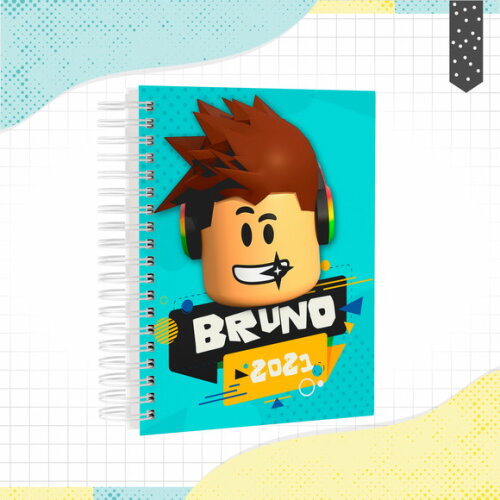 Kit Volta às Aulas Completo PERSONALIZADO - Roblox