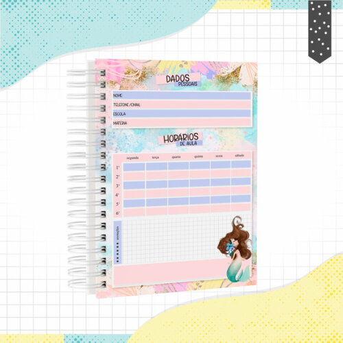 Kit Volta às Aulas Completo PERSONALIZADO - Sereia