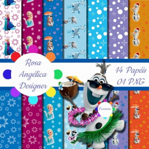 Pack - Kit Digital Frozen (05 Kits)