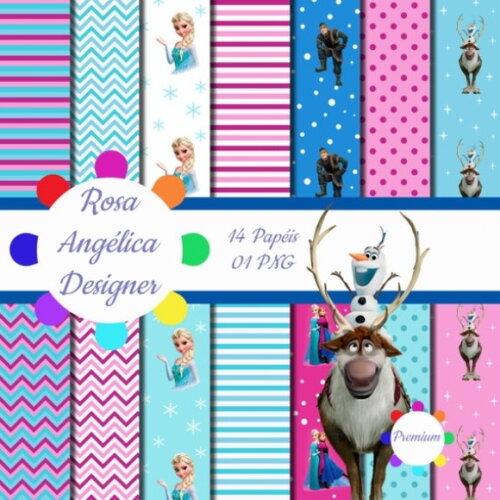 Pack - Kit Digital Frozen (05 Kits)