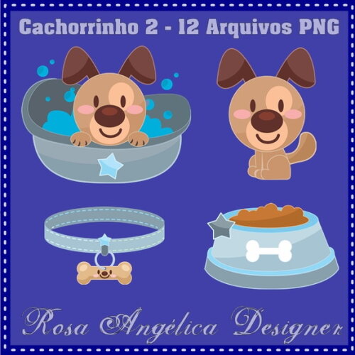 Pack Kit Arquivo Digital em PNG Animais (05 Kits)