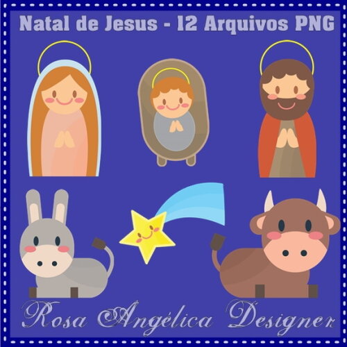 Pack Kit Arquivo Digital em PNG Natal 03 (05 Kits)