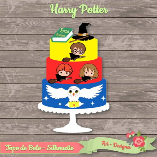 Topo de Bolo Harry Potter 01