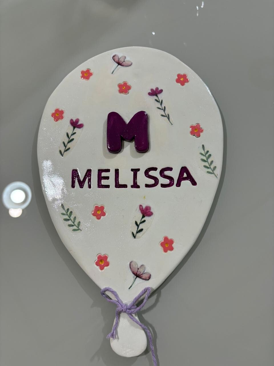 Balão de cerâmica personalizado
