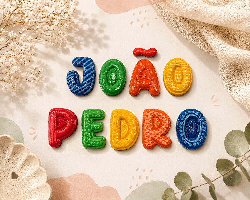 Imã de nomes personalizado