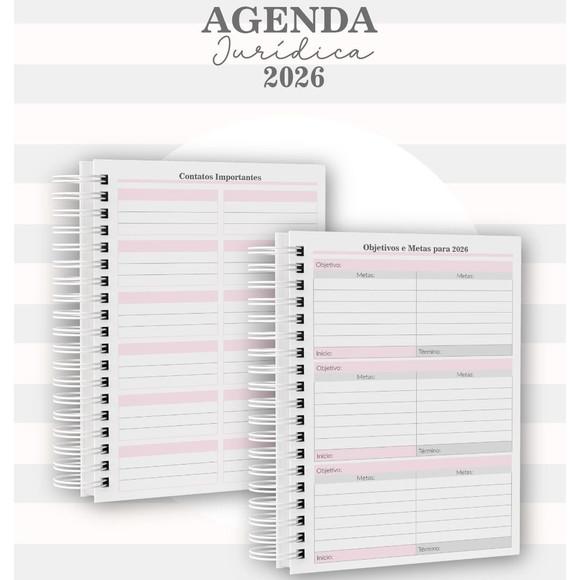 Agenda Jurídica 2026 Masculina