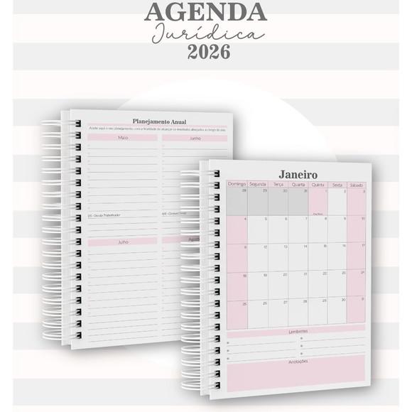 Agenda Jurídica 2026 Masculina