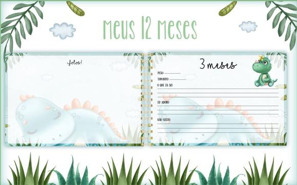 Albúm de Mesversário Dino Baby