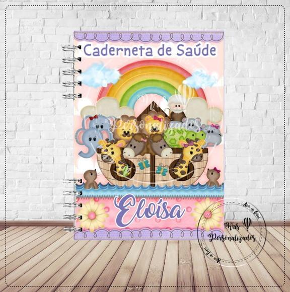 Caderneta de saúde Arca de Nóe Rosa