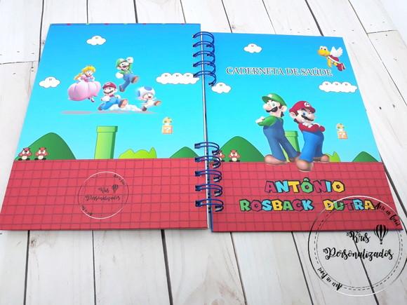 Caderneta de saúde Mario Bros