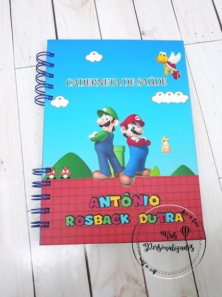 Caderneta de saúde Mario Bros