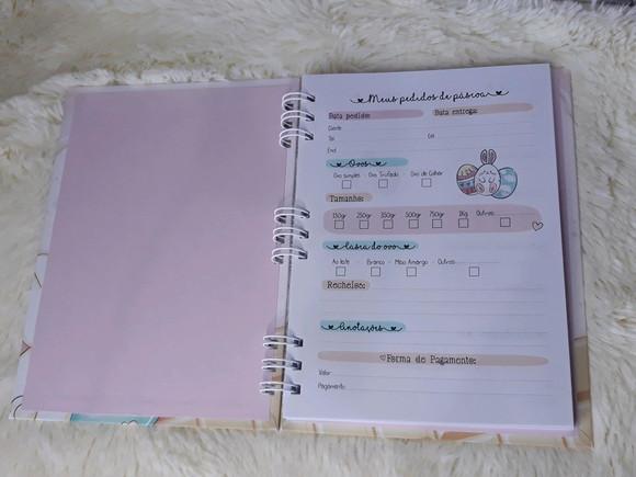 Caderno de Pedidos Páscoa