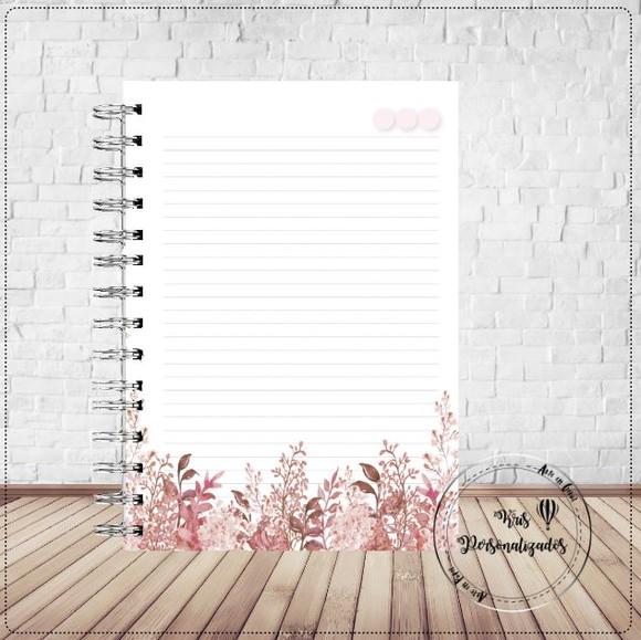 Caderno Floral
