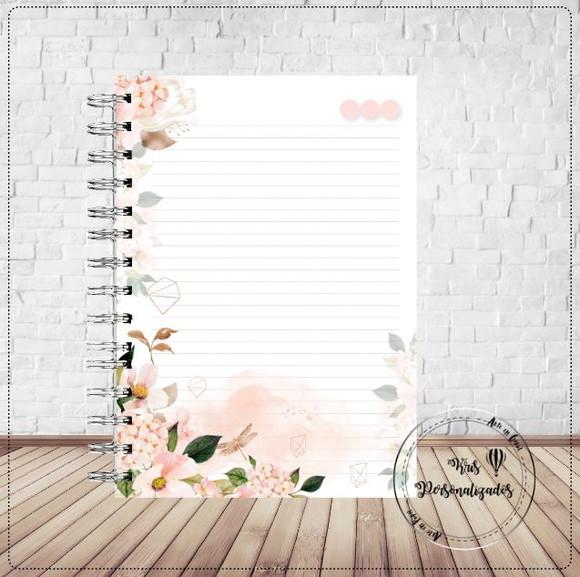 Caderno Flores e Borboletas