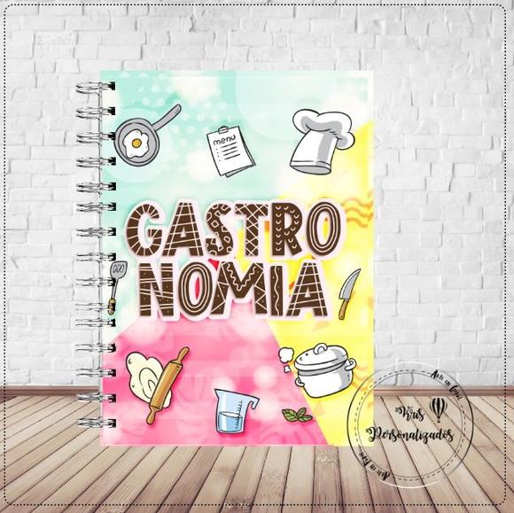 Caderno Personalizado Gastronomia