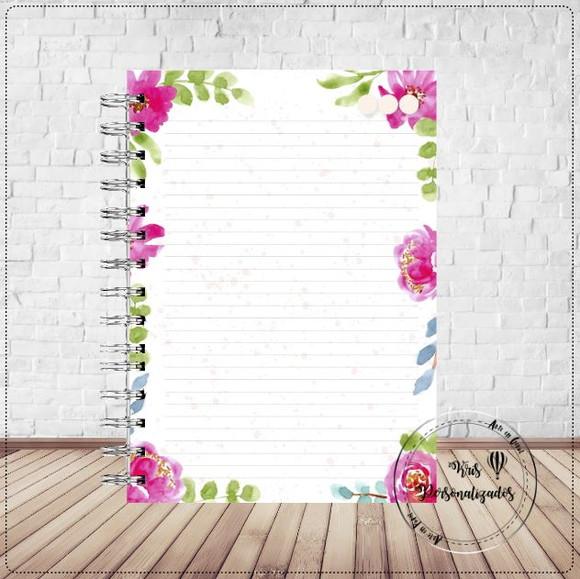 Caderno Personalizado Floresça