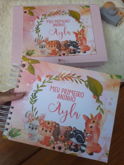 Caixa + Caderno Assinaturas 1° Aninho