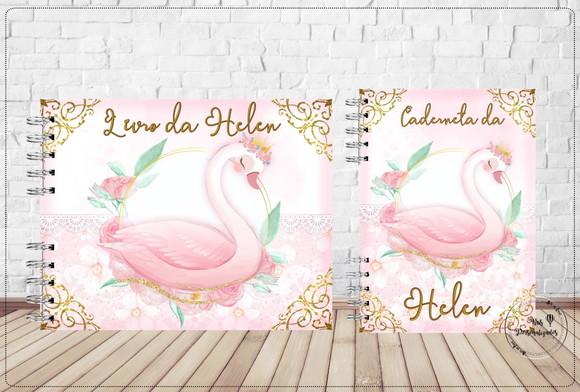Kit Caderneta de Vacina + Livro do Bebê 2 - Cisne