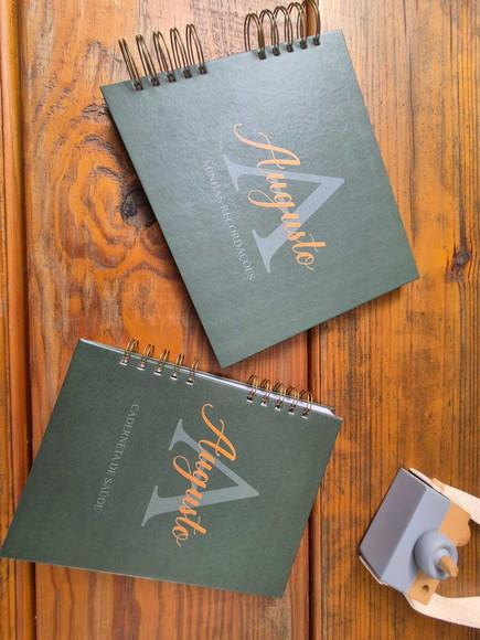 Kit Livro Adoção + Caderneta de Saúde Monagrama