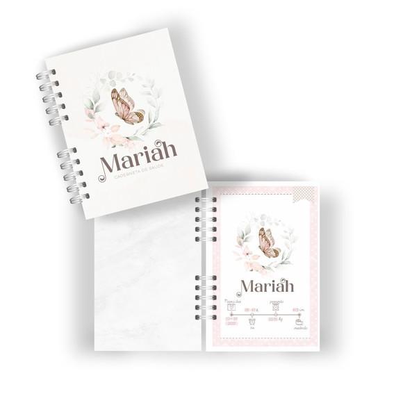 Kit Livro Bebê ,caderneta e Mini Porta Documento Borboletas