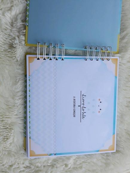 Kit Livro do Bebê + Caderneta de Saúde - Chuva de Amor