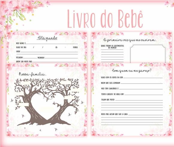 Kit Livro do Bebê + Caderneta de Saúde - Ihama