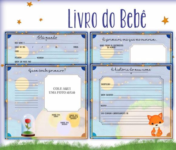 Kit Livro do Bebê + Caderneta de Saúde - Pequeno Princípe