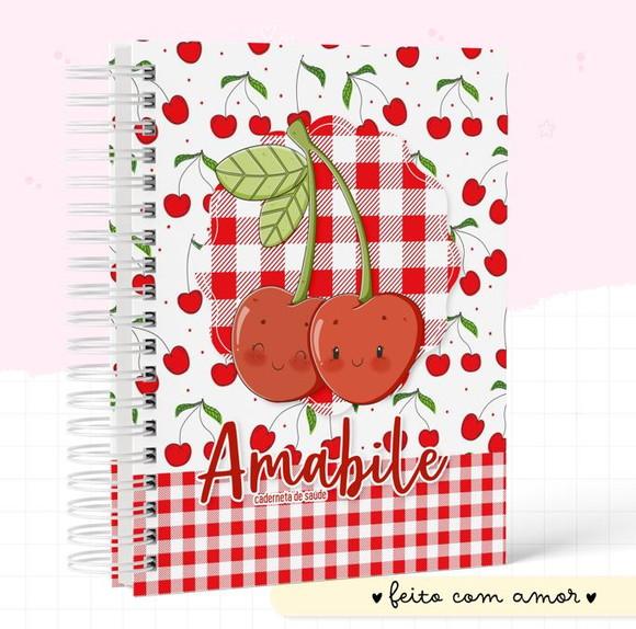 Kit Livro Do Bebê + Caderneta De Saúde Cerejinha