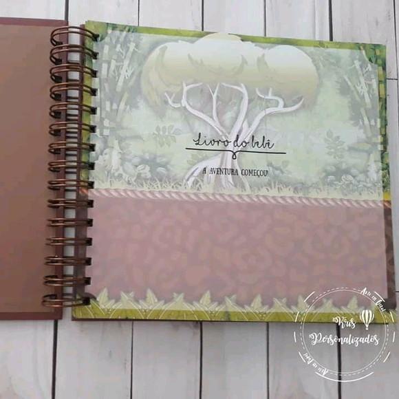 Kit Livro do Bebê + Caderneta de Saúde- Safari