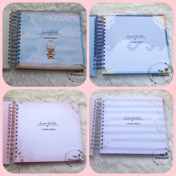 Kit Livro do Bebê + Caderneta de Vacina - Personalizada
