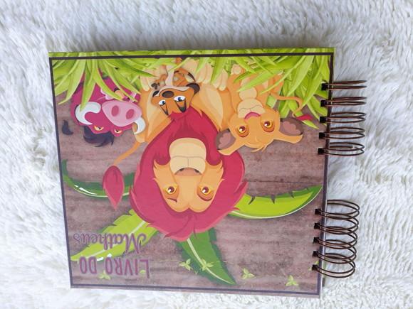 Kit Livro do Bebê + Caderneta de Vacina - Rei Leão