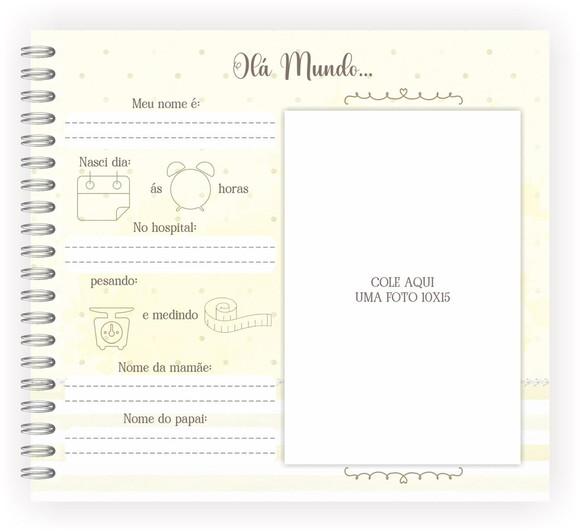 Kit Livro do Bebê e Caderneta de Saúde - Neutro