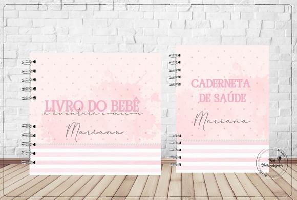 Kit Livro do Bebê e Caderneta de Saúde - Neutro
