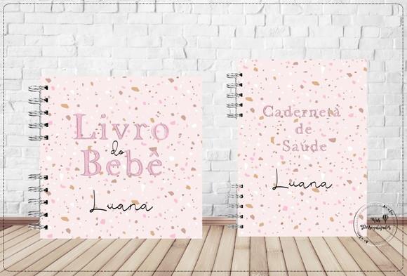 Kit Livro do Bebê e Caderneta de Saúde Minimalista